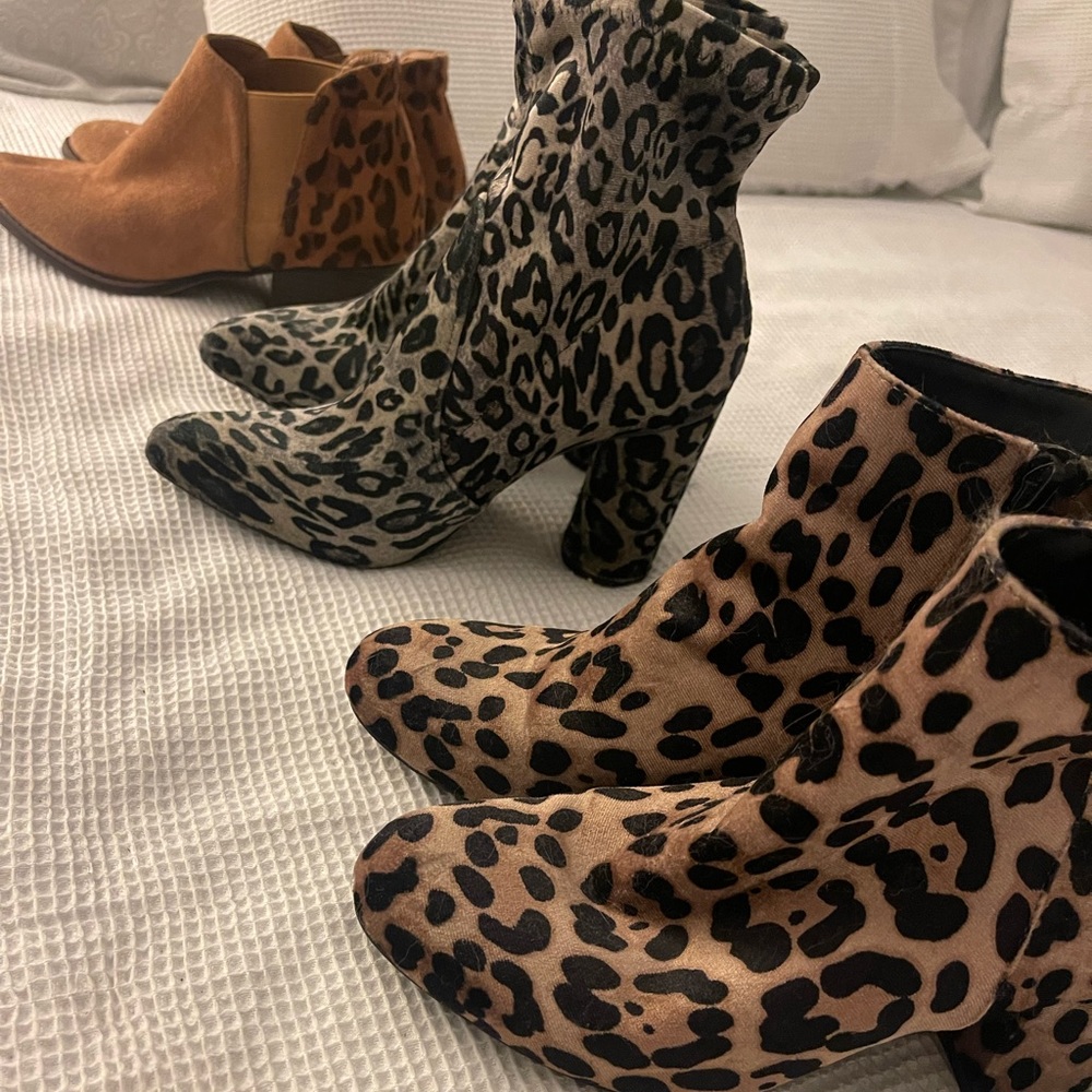 3 pairs of booties bundle 6 & 6.5